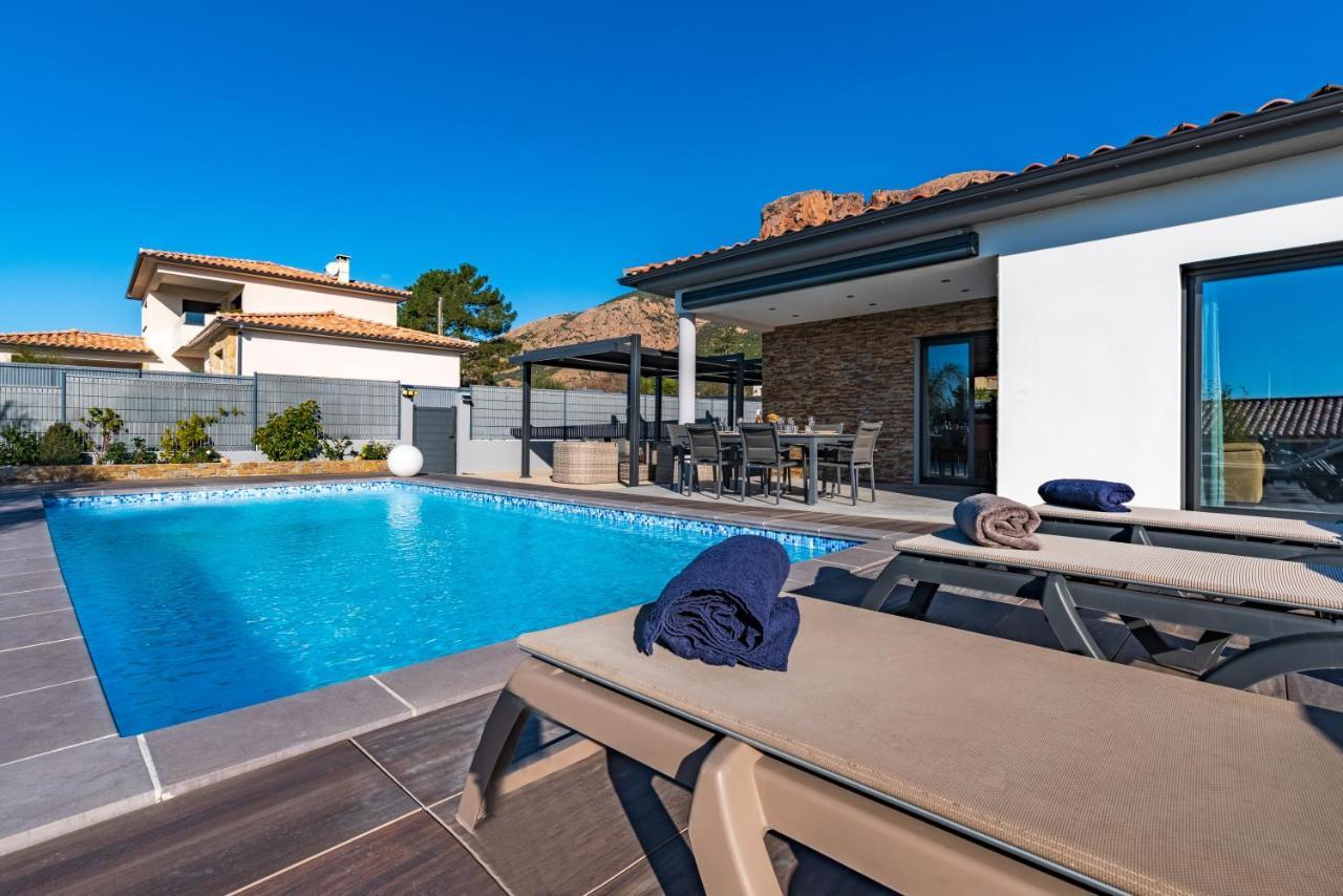 Afa Proche Ajaccio, Magnifique Villa Avec Piscine Privee 8 Personnes Bagian luar foto